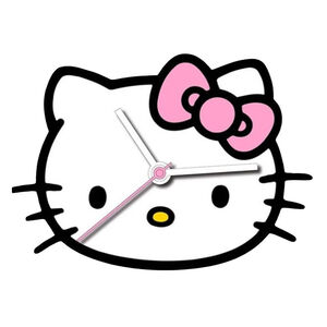 Horloge murale XXL 50 cm Hello Kitty 