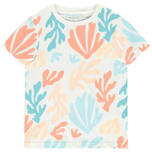 T-shirt manches courtes imprimé coraux pour garçon  