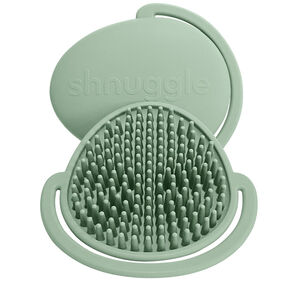 Brosse de bain silicone pour bébé - Eucalyptus 