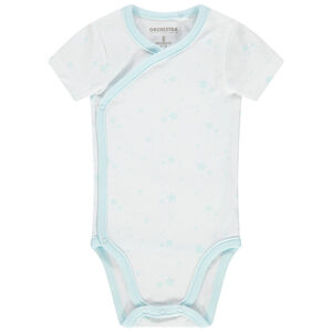 Body manches courtes en coton à étoiles all-over 