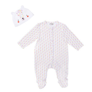 Ensemble van pyjama en mutsje 