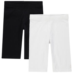 Set van 2 effen katoenen cyclisten voor meisjes 