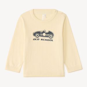 Sweater voor jongen met vintage auto print 