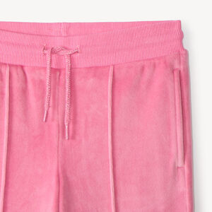Vest- en joggingset in fluweel meisjes 