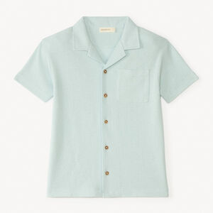 Korte mouwen jongens T-shirt van effen jersey 