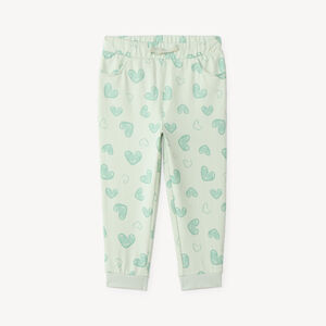 Joggingbroek voor meisjes met hartjesprint 