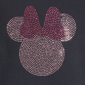 Sweatshirt voor meisjes van fleecemateriaal met strass Minnie Disney 