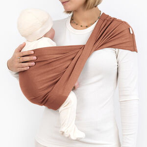 Porte bébé Echarpe Duo -T1- Moka 