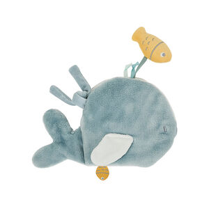 Livre d'éveil en tissu Sally la baleine 