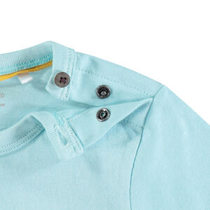 T-shirt manches courtes en coton print Afrique 