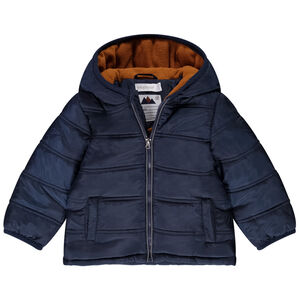 Donsjas gewatteerd en gevoerd met microfleece voor baby jongen 