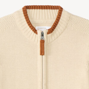 Gilet zippé en tricot garçon 