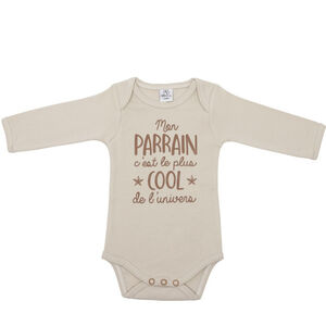 Body manches longues - « Mon parrain c’est le plus cool de l’univers » - 3m 