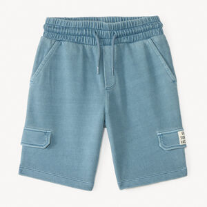 Bermuda van fleece met flapzakken voor jongens 