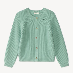 Mooie gebreide vest voor meisjes 