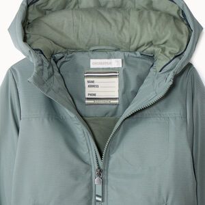 Gewatteerd ripstop windjack voor jongens 