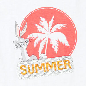 Ensemble de plage t-shirt + short print Bugs bunny Looney Tunes garçon 