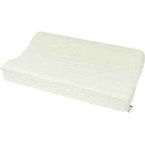 Housse matelas à langer mousseline - Off White - 50x70 cm 
