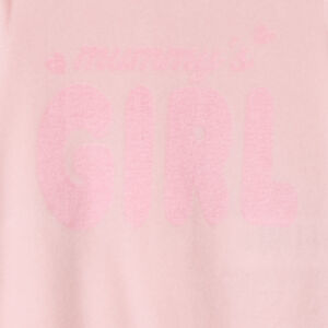 Pyjama in fluweel met print Mummy