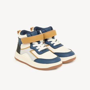 Hoge sneakers voor jongens met veters en klittenband 