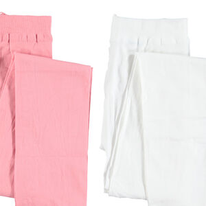 Set van 2 effen dunne panty