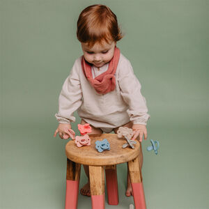 Sucette silicone Colour Essence SX Pro 6-18M Smoothie Butterfly rose 