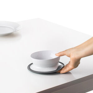 Bol à ventouse Stick & Stay Grey 