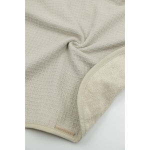Cape de bain + gant de toilette éponge gaufré coton & bambou Sea Breeze 