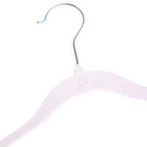 Lot de 6 cintres en velours lavande 