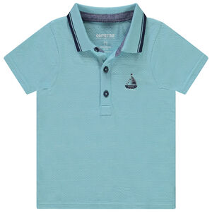 Polo manches courtes print fantaisie pour bébé garçon 