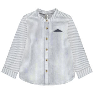 Lange mouwen gestreepte hemd voor jongen 