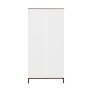 Kast 2-deurs Lovely Aliv Off white/Dark walnut 