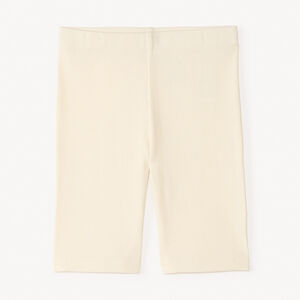 Effen geribbelde biker voor meisjes 