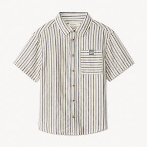 Chemise manches courtes à rayures pour garçon  