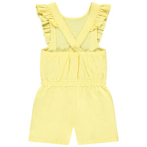 Combi-short sans manches avec volants fille 