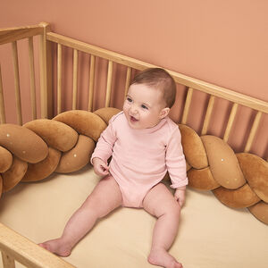 Set van 5 effen bodies met lange mouwen voor meisjes 