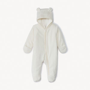 Combi-pilote uni avec capuche ludique pour bébé fille  