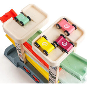 Circuit course de voitures Slider Racetrack Bois/Plastique 18m+ 