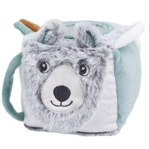 Aktiviteitenkubus Wolf Buddy - Grijs/saliegroen 