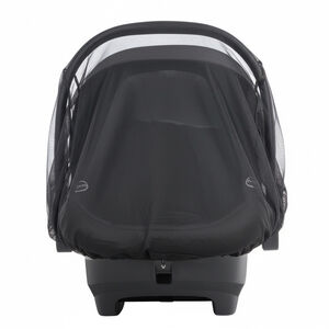 Muggenscherm Simone voor babyautostoel - Zwart 