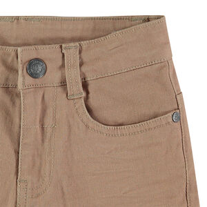 Pantalon slim en twill effet crinkle garçon 