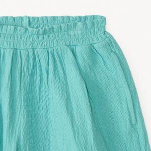 Set van 2 delen: mouwloze top + short met schelp borduursel voor meisjes 