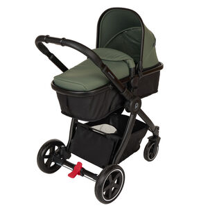 Kinderwagen trio Sienna met i-Prim i-Size-autostoel kaki/zwart 