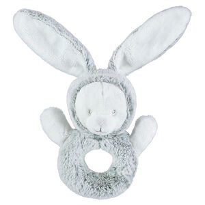 Hochet en sherpa forme lapin 