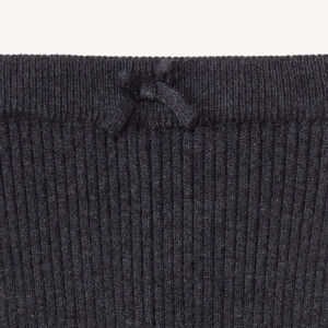 Lang geribbelde legging voor meisjes 