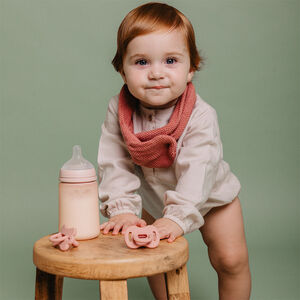 Sucette silicone Colour Essence SX Pro 0-6M Smoothie rose 