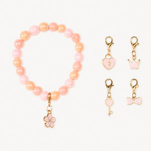 Armband met verwisselbare charms voor meisjes 