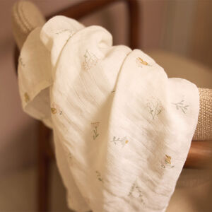 Set van 3 katoenen gaas luiers 70 x 70 cm Lovely Birds 