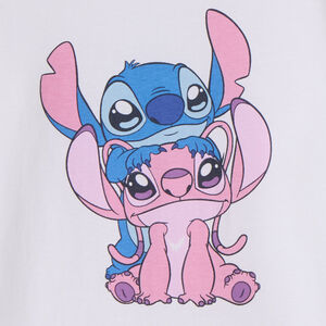 T-shirt manches longues Stitch & Angel Disney fille 