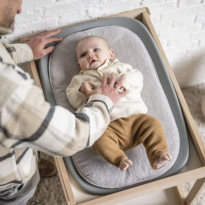 Coussin réducteur en éponge pour matelas à langer Care gris 